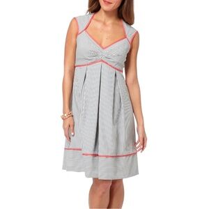 Dress Barn Seersucker Striped Dress‎ size 10